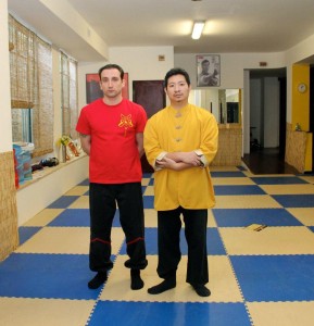 Sifu Yuri Morelli e Sifu Lin Xiang Fuk